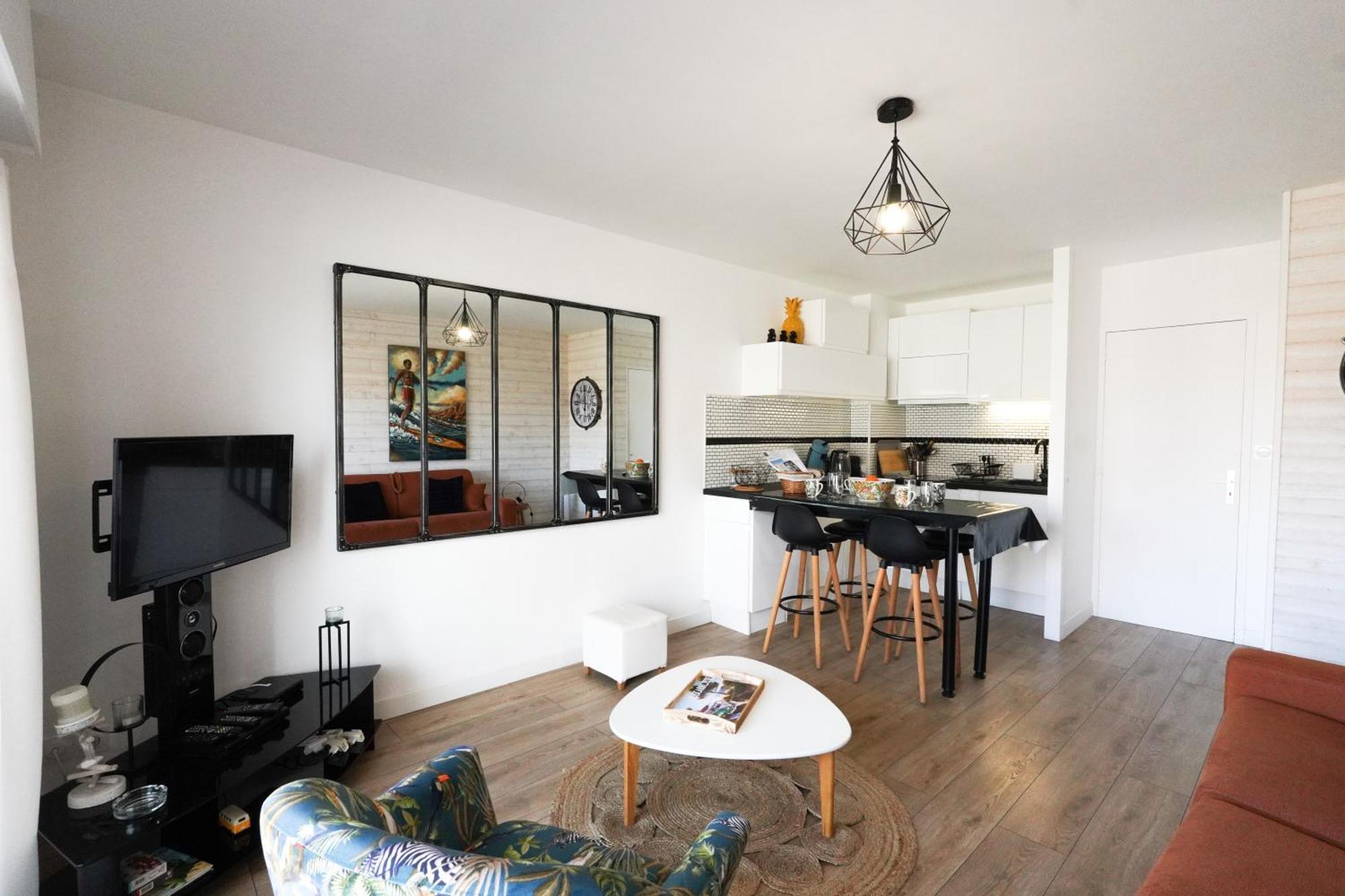 Studio Entierement Renove A Deux Pas Des Plages 比斯卡罗斯 外观 照片